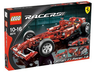 Ferrari F1 Racer 1:8, 8674 Building Kit LEGO®