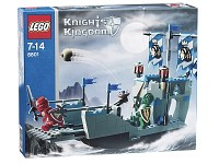 Knight's Attack Barge Set, 8801 Building Kit LEGO®