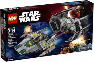 Vader's TIE Advanced vs. A-Wing Starfighter, 75150 Building Kit LEGO®