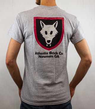 T-shirt Wolf Shield Back, Sport Grey T-Shirt United Brick Co®