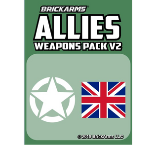 BRICKARMS ALLIES WEAPONS PACK V2 Custom, Accessory Brickarms