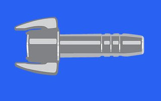 HILT #BLA for Lightsaber Blades for Lego Star Wars Minifigures Custom, Accessory BigKidBrix Grey