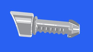 HILT #ANG for Lightsaber Blades for Lego Star Wars Minifigures Custom, Accessory BigKidBrix Grey