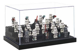 17x30 Studs, Minifigure & Model Display Case - Fits up to 40 Minifigures Display Case United Brick Co®