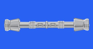 HILT #DBL Model Custom Star Wars Lightsaber For LEGO Minifigures. Custom, Accessory BigKidBrix Grey