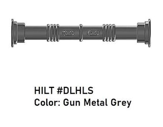 HILT #DLHLS Model Custom Star Wars Lightsaber For LEGO Minifigures. Custom, Accessory BigKidBrix Grey