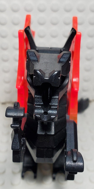 Classic Dragon, Black w/Trans-Neon Orange Wings, 6129c04 LEGO® Animals LEGO®