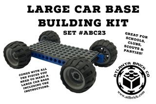Large Car Base Building Kit ABC Building Kit United Brick Co®