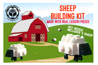 Sheep Building Kit (includes 3 sheep) #EIEIO ABC Building Kit United Brick Co®