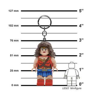 LEGO® WONDER WOMEN 3in SCALE MINIFIGURE LED KEYCHAIN LIGHT Keychain LEGO®