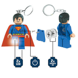LEGO® SUPERMAN 3in SCALE MINIFIGURE LED KEYCHAIN LIGHT Keychain LEGO®