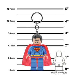 LEGO® SUPERMAN 3in SCALE MINIFIGURE LED KEYCHAIN LIGHT Keychain LEGO®