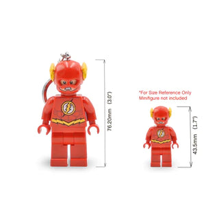 LEGO® THE FLASH 3in SCALE MINIFIGURE LED KEYCHAIN LIGHT Keychain LEGO®