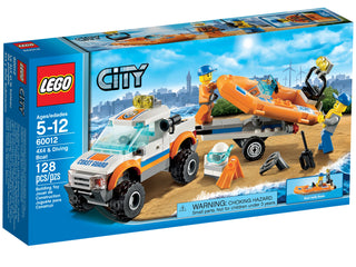 4x4 & Diving Boat, 60012-1 Building Kit LEGO®