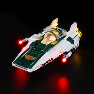 Light Kit For Resistance A-Wing Star fighter, 75248 Light up kit Lightailing