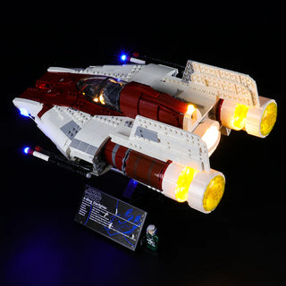 Light kit For A-Wing Star Fighter, 75275 Light up kit Lightailing