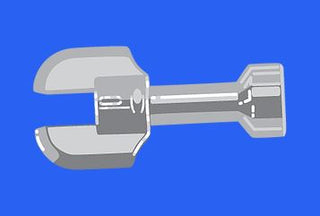 HILT #MALG Custom Star Wars Lightsaber Model For LEGO Minifigures. Custom, Accessory BigKidBrix Grey
