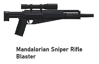 MANDALORIAN SNIPER RIFLE BLASTER Star Wars Custom for Lego Minifigures Custom, Accessory BigKidBrix Black