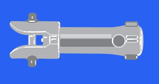 HILT #OE for Lightsaber Blades for Lego Star Wars Minifigures Custom, Accessory BigKidBrix Grey