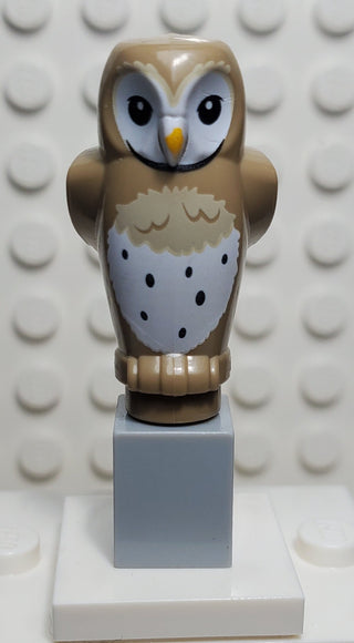 Owl, Dark Tan - 92084pb06 LEGO® Animals LEGO®