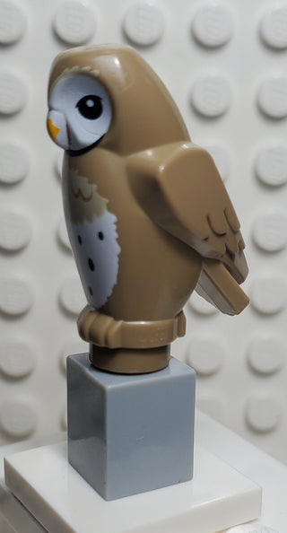 Owl, Dark Tan - 92084pb06 LEGO® Animals LEGO®