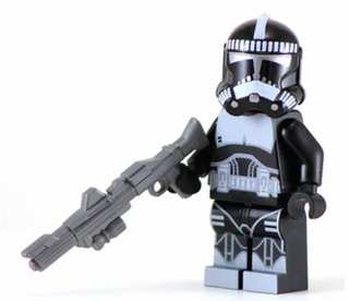 Shock Trooper Black Star Wars Custom Printed LEGO Minifigure Custom minifigure BigKidBrix