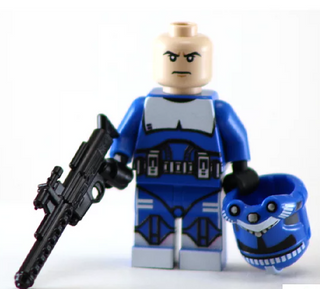 Shock Trooper Blue Star Wars Custom Printed LEGO Minifigure Custom minifigure BigKidBrix