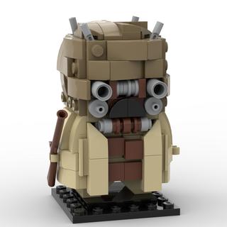 Sand Dude, Custom BrickHeadz Building Kit Imperial Brickz