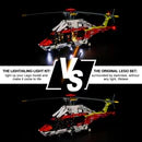 Light Kit For Airbus H175 Rescue Helicopter, 42145 Light up kit Lightailing