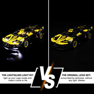 Lightailing Light Kit For Bugatti Bolide, 42151 Light up kit Lightailing