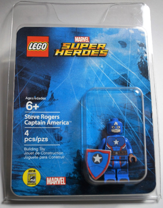 Steve Rogers Captain America - San Diego Comic-Con 2016 Exclusive, sh295 Minifigure LEGO®