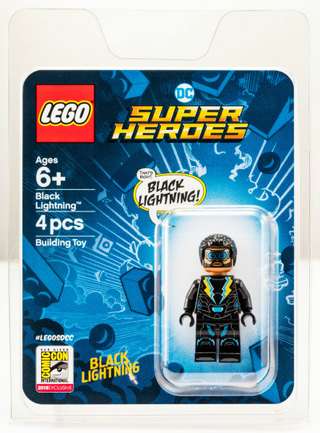 Black Lightning - San Diego Comic-Con 2018, sh521 Minifigure LEGO® Like New