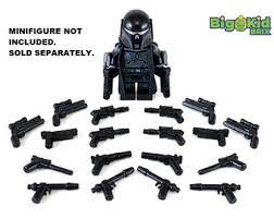 Mando Hunter Black Blaster Pack Custom, Accessory BigKidBrix