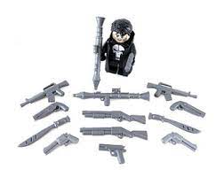 Modern Weapons Metal Grey Pack Custom, Accessory BigKidBrix