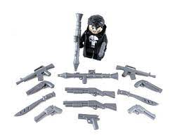 Modern Weapons Metal Grey Pack Custom, Accessory BigKidBrix   