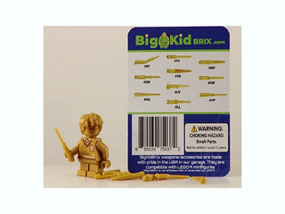 Wizarding Wands GOLD Pack Custom, Accessory BigKidBrix
