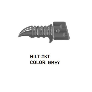 HILT #DKT Model Custom Star Wars Lightsaber For LEGO Minifigures. Custom, Accessory BigKidBrix Grey