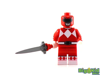 RED RANGER Custom Printed Lego Minifigure! Custom minifigure BigKidBrix