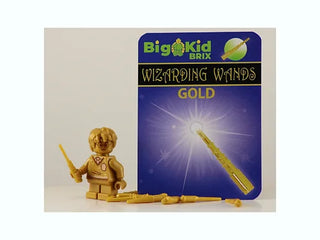 Wizarding Wands GOLD Pack Custom, Accessory BigKidBrix