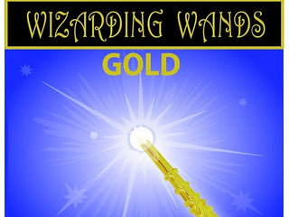 Wizarding Wands GOLD Pack Custom, Accessory BigKidBrix