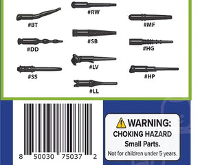 Wizarding Wands BLACK pack Custom, Accessory BigKidBrix