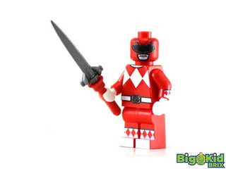 RED RANGER Custom Printed Lego Minifigure! Custom minifigure BigKidBrix