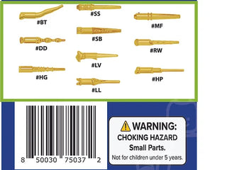 Wizarding Wands GOLD Pack Custom, Accessory BigKidBrix