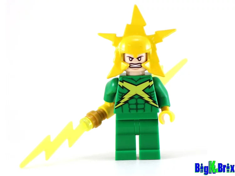 Electro Custom Printed Marvel Lego Minifigure! – Atlanta Brick Co