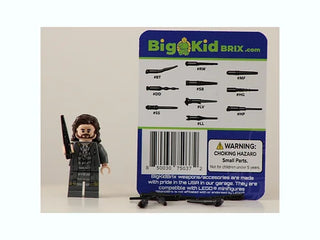 Wizarding Wands BLACK pack Custom, Accessory BigKidBrix