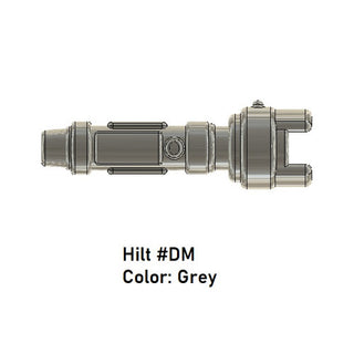 HILT #DM Custom Star Wars Lightsaber Model for Lego Minifigures. Custom, Accessory BigKidBrix Grey