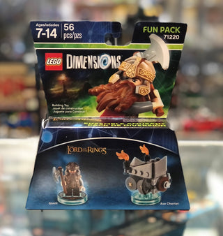 Fun Pack - The Lord of the Rings (Gimli and Axe Chariot), 71220 Building Kit LEGO®