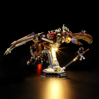 Lightailing Light Kit For Hungarian Horntail Dragon, 76406 Light up kit Lightailing