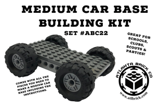 Medium Car Base Building Kit ABC Building Kit Atlanta Brick Co   