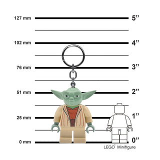 LEGO® Yoda Keychain LED Light 3” Keychain LEGO®